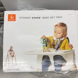 Steps Baby Set Tray - White